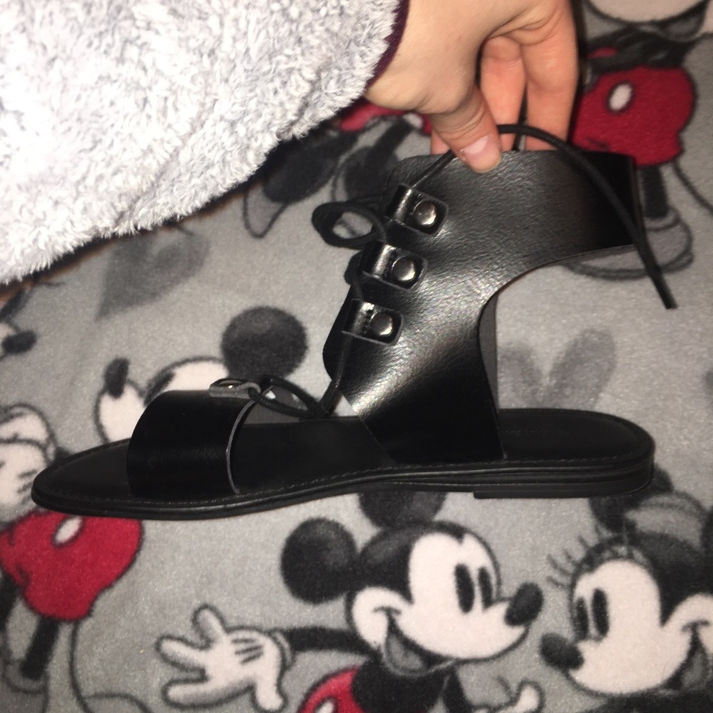 Black sandals